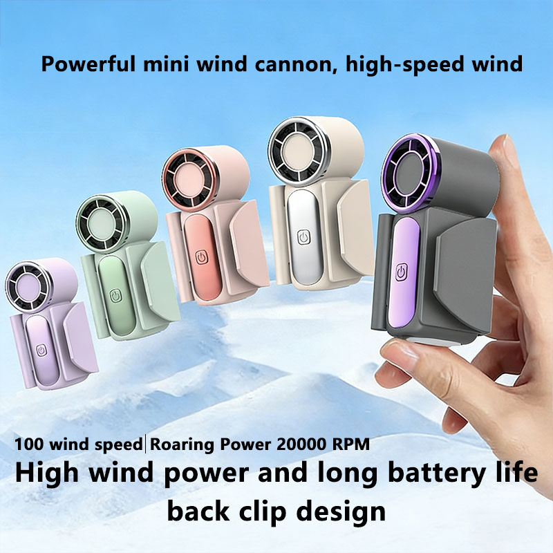 Usb Fan Silent - Ventilatore Portatile USB Ricaricabile Ultra Silenzioso