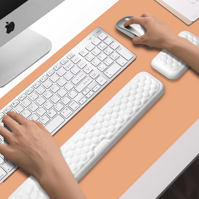 Keyboard Wrist Pad Leather - Poggiapolsi ergonomico Tappetino per mouse Poggiapolsi