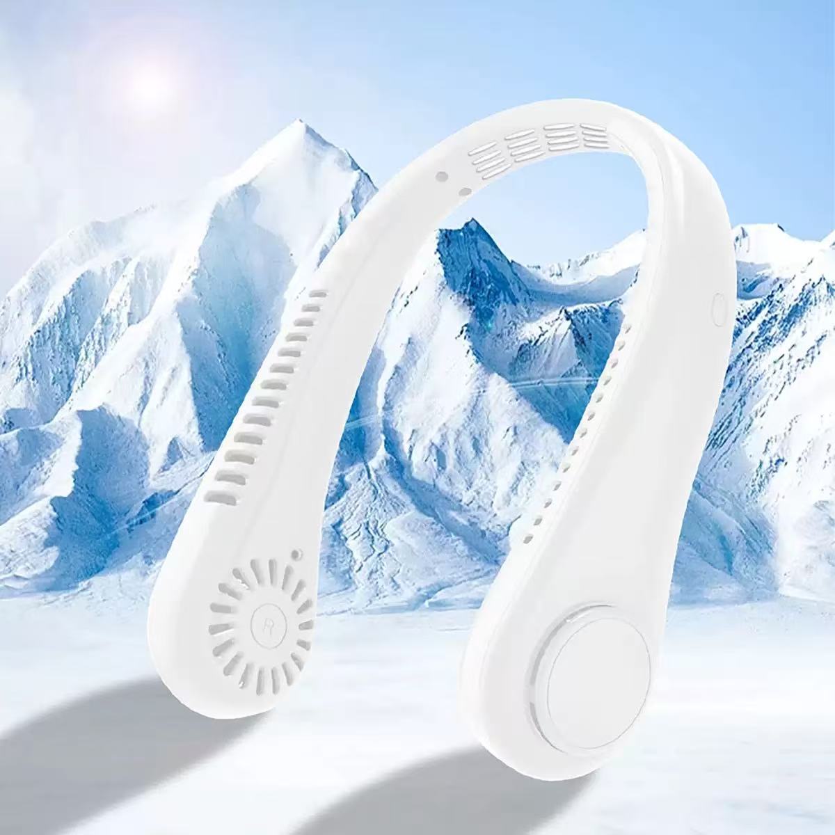 Usb Fan Silent - Ventilatore da Collo Portatile 2026, Ricaricabile
