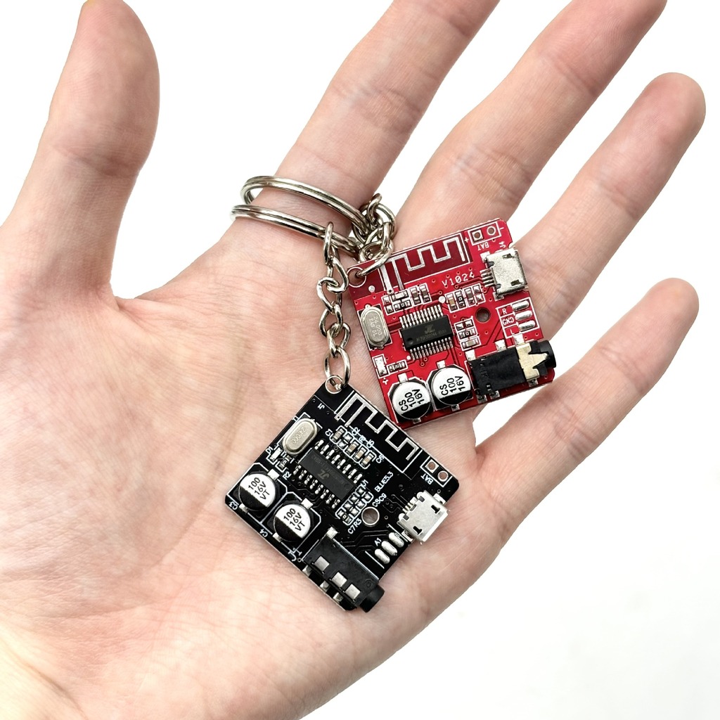 Tech Accessories Bag - Portachiavi Stile Cyberpunk con Circuito Stampato,