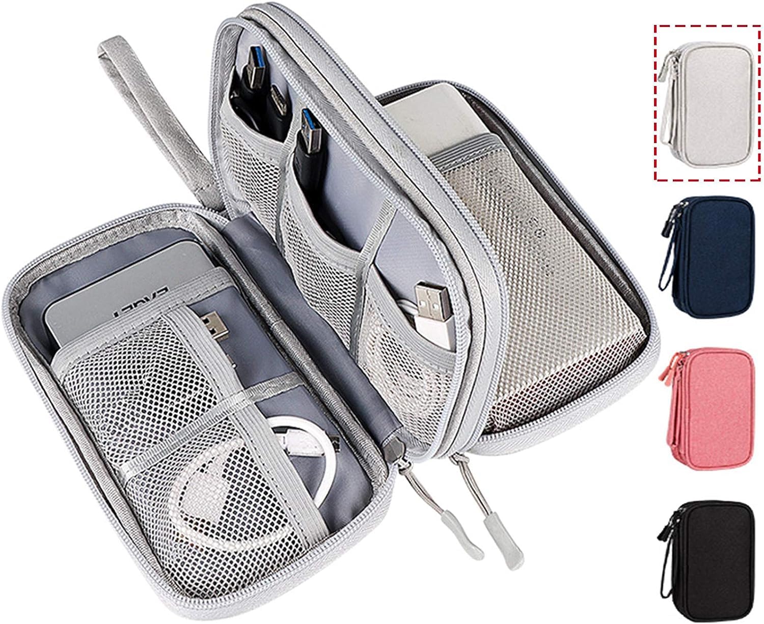 Tech Accessories Kit - Borsa per organizer da viaggio Custodia
