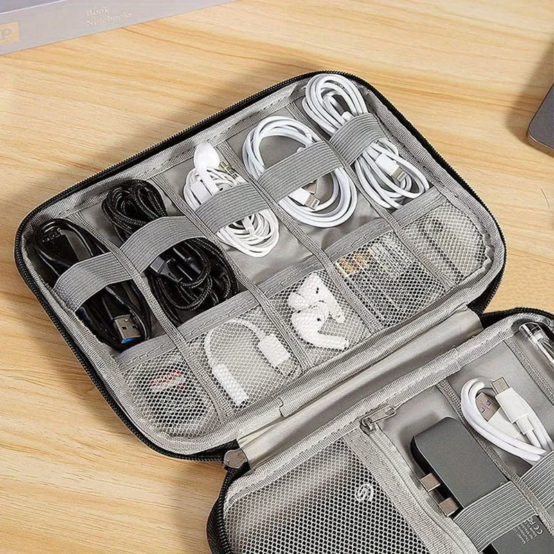Tech Accessories Organizer Pouch - 1 Confezione di Borsa Portatile per