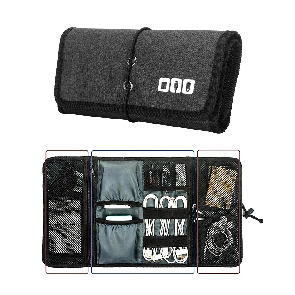 Tech Accessories Organizer Pouch - Custodia per cavo per organizer elettronico,