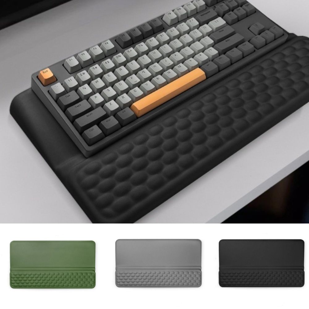 Keyboard Wrist Pad Leather - Supporto Ergonomico Antiscivolo per Tastiera Computer