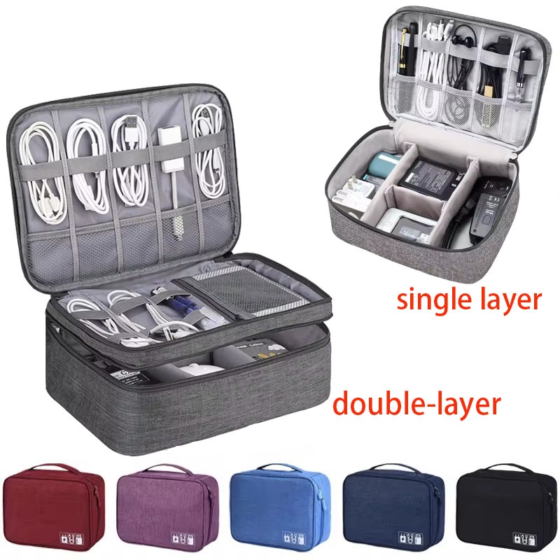 Tech Accessories Kit - Borsa Portacavi da Viaggio, Organizer Elettronico