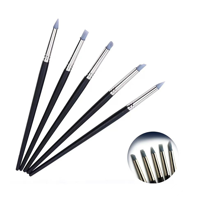 5 Pezzi di Pennelli in Silicon - Nail Tech Accessories recensione e prezzo