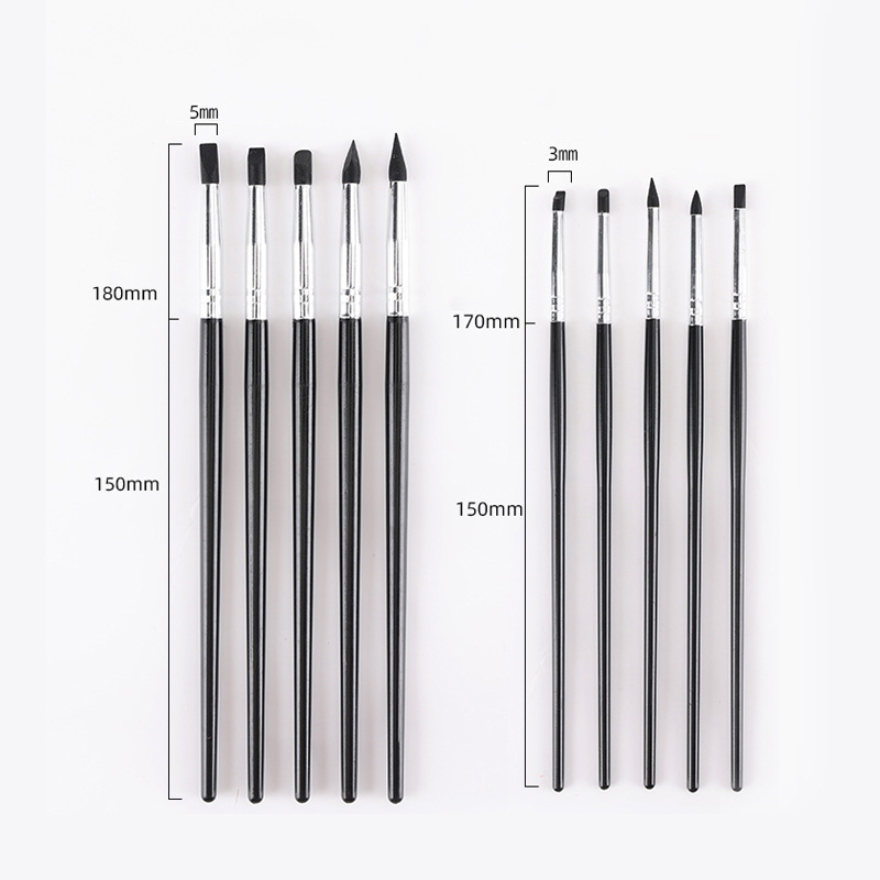 5 Pezzi di Pennelli in Silicon - Nail Tech Accessories recensione e prezzo