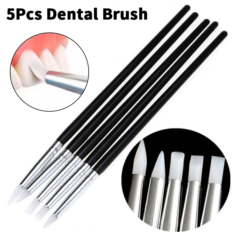 5 Pezzi di Pennelli in Silicon - Nail Tech Accessories recensione e prezzo