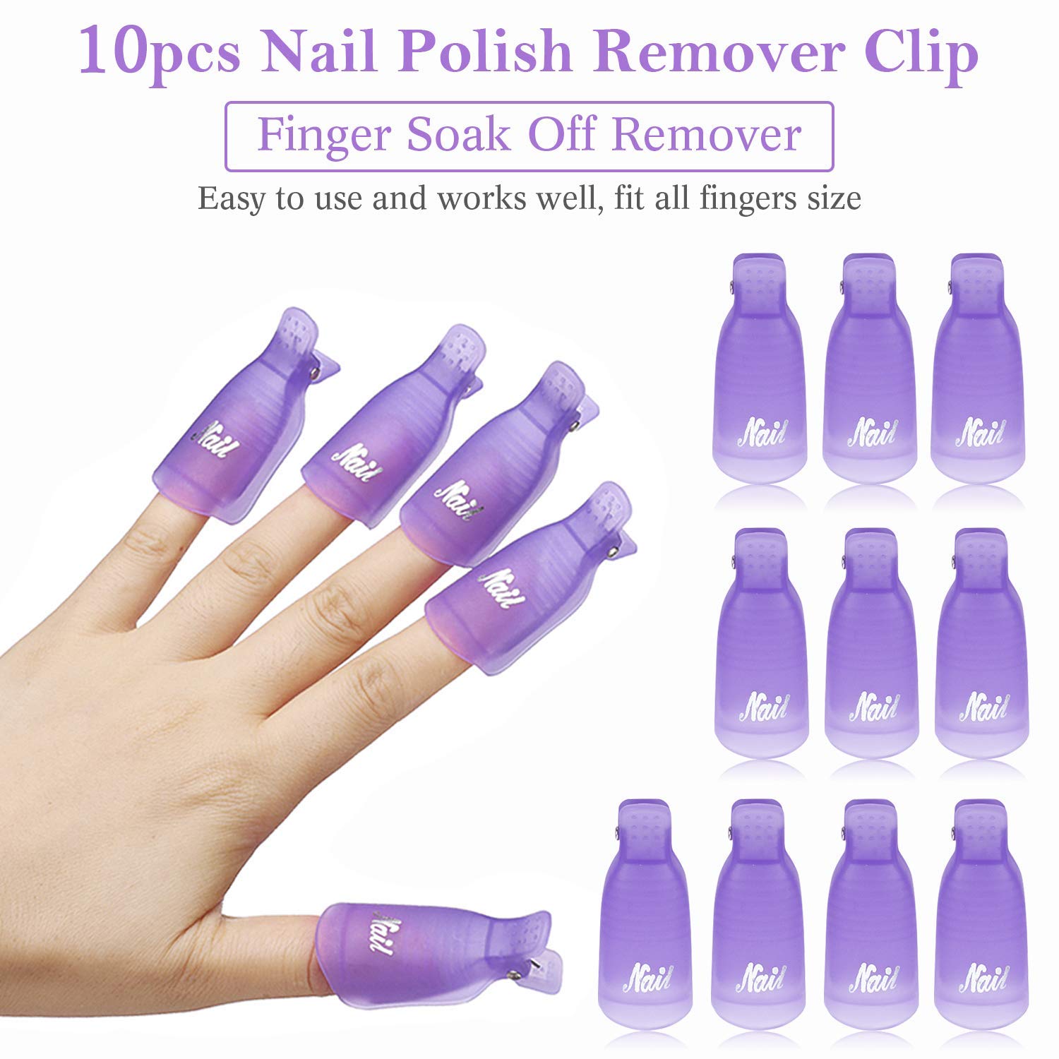 10 Pezzi Clip in Plastica per  - Nail Tech Accessories recensione e prezzo