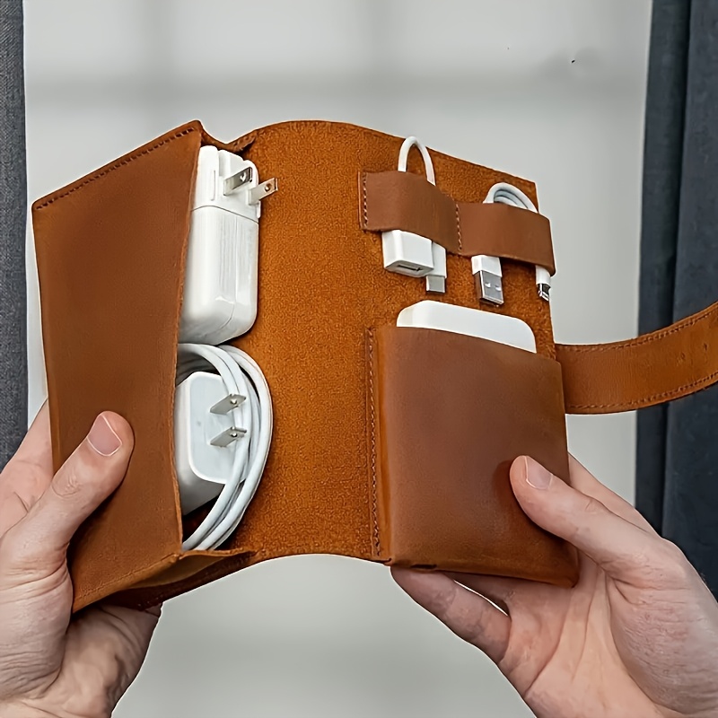 1 pz Borsa Organizer in Pelle  - Tech Accessories Organizer Pouch recensione e prezzo